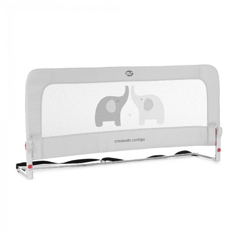 Ms Bed Guards 50 x 150 cm Grey Hometrends Baby & Kids