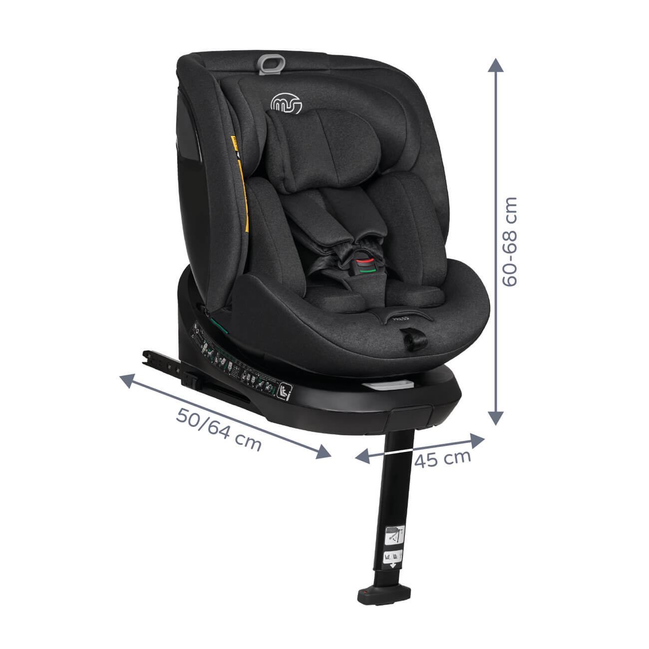 MS - Denver Iso Fix Light Grey