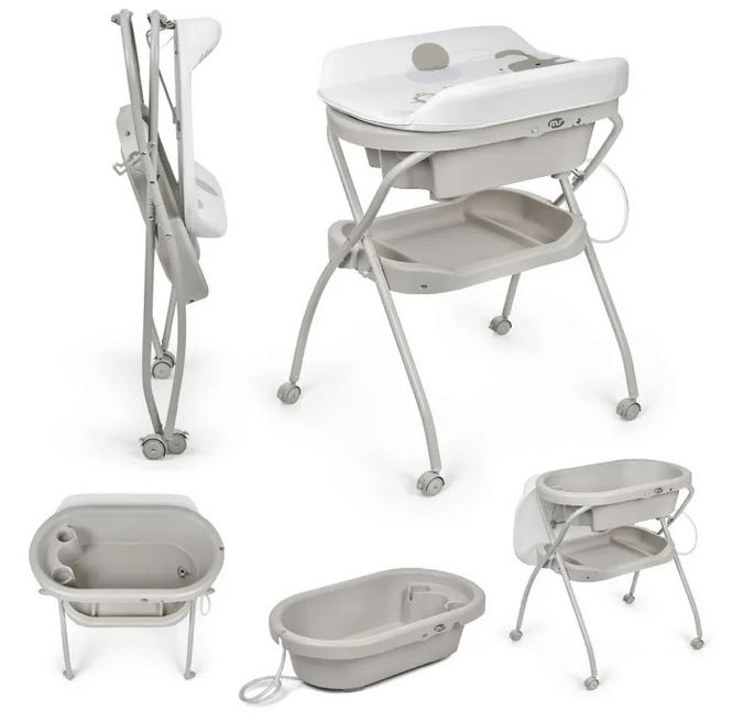 MS Changing Bath Bubble - Grey