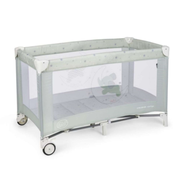 MS Complete Plus Travel Cot - Playpen Green