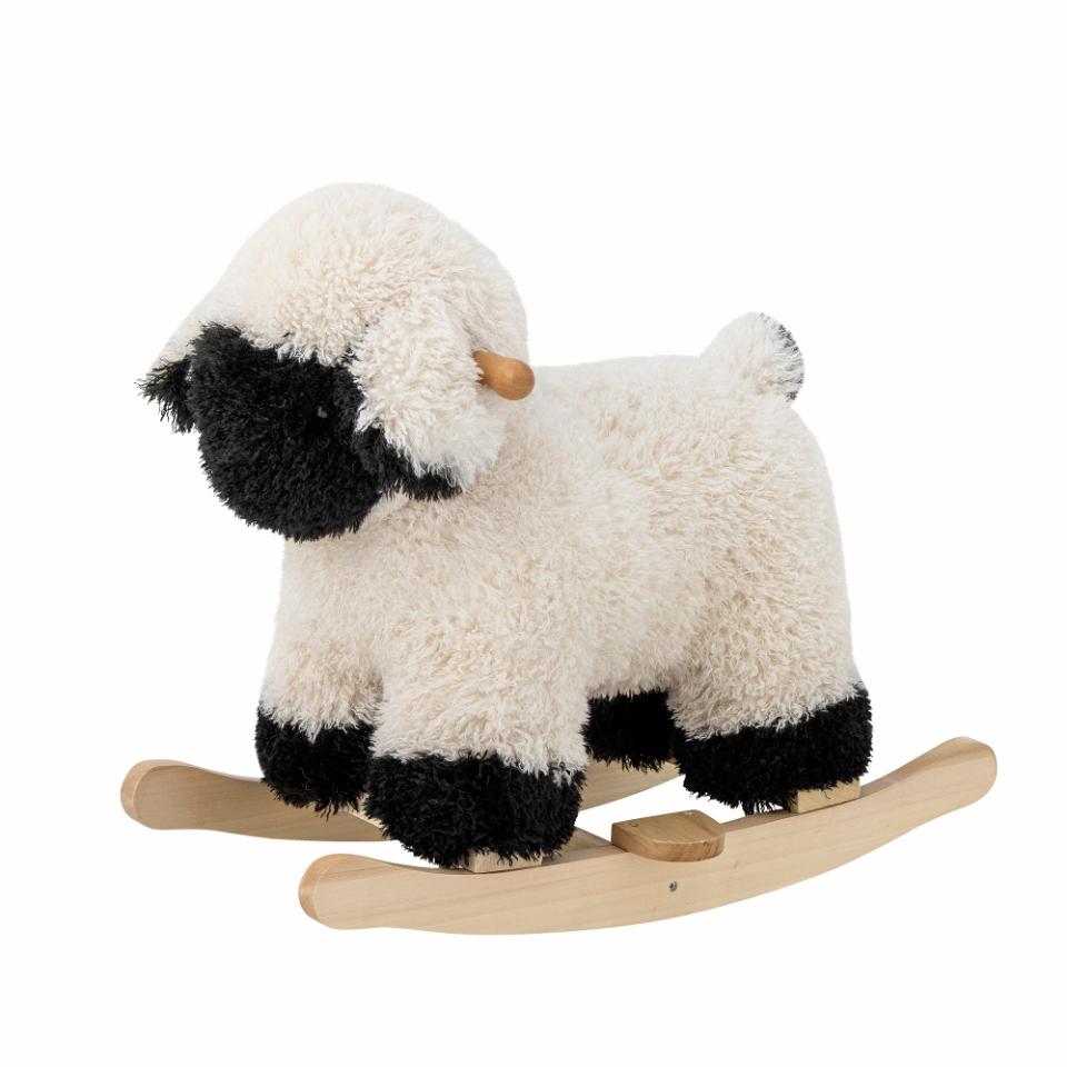 BloomingVille Mini - Dolly Rocking Toy, Sheep, White, Polyester