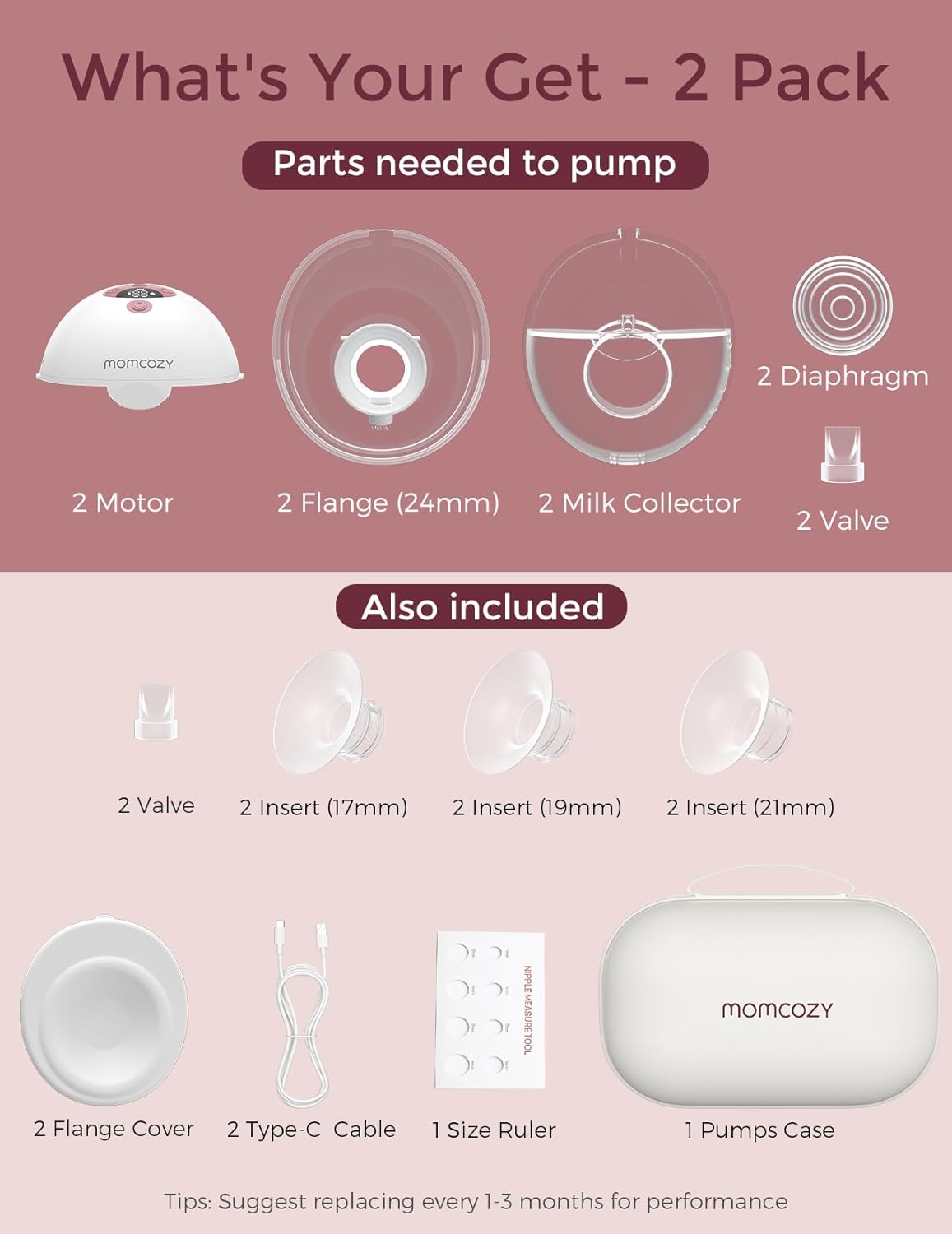 MomCozy M5 Wearable Breast Pump